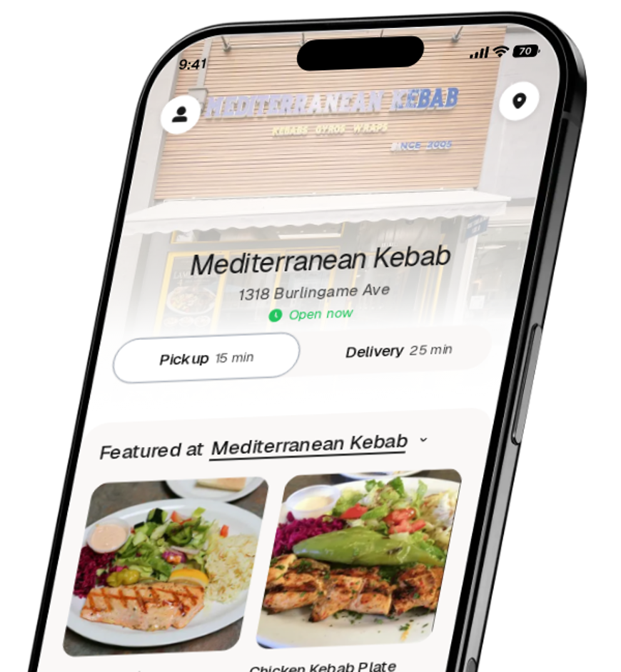 Mediterranean Kebab app preview