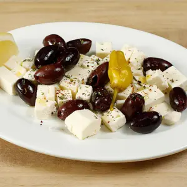 Feta Cheese & Olives.
